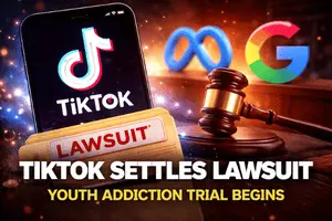 TikTok Reaches Settlement as Social Media Addiction Case Heads to Trial