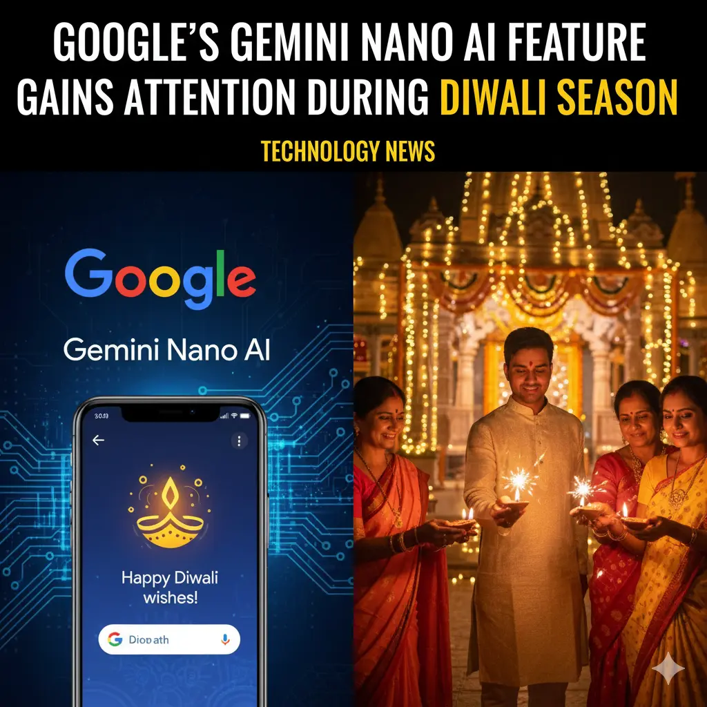 Google’s Gemini Nano AI Feature Gains Attention During Diwali Season