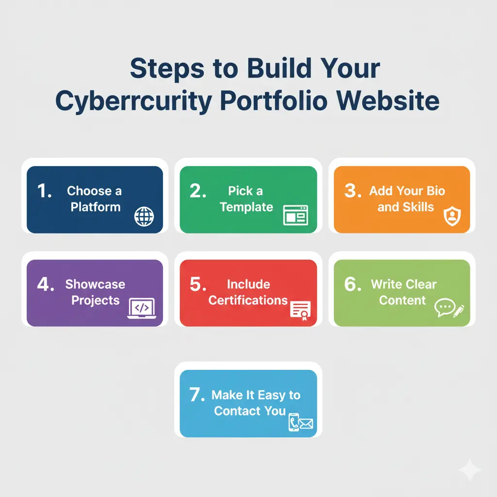Steps to Build Your Cybersecurity Portfolio Website