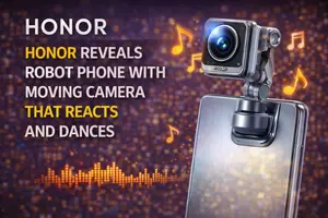 Honor Unveils Robot Phone With Moving Camera That Reacts and Dances
