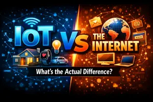 IoT vs The Internet: What’s the Actual Difference?
