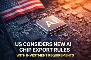 US Considers New AI Chip Export Rules With Investment Requirements